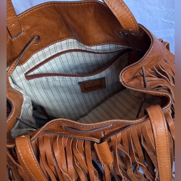 Frye Fringe Leather Shoulder Bag - Picture 5 of 15